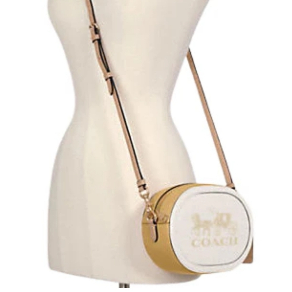 Coach Camera Bag in Colorblock with Horse and Carriage 